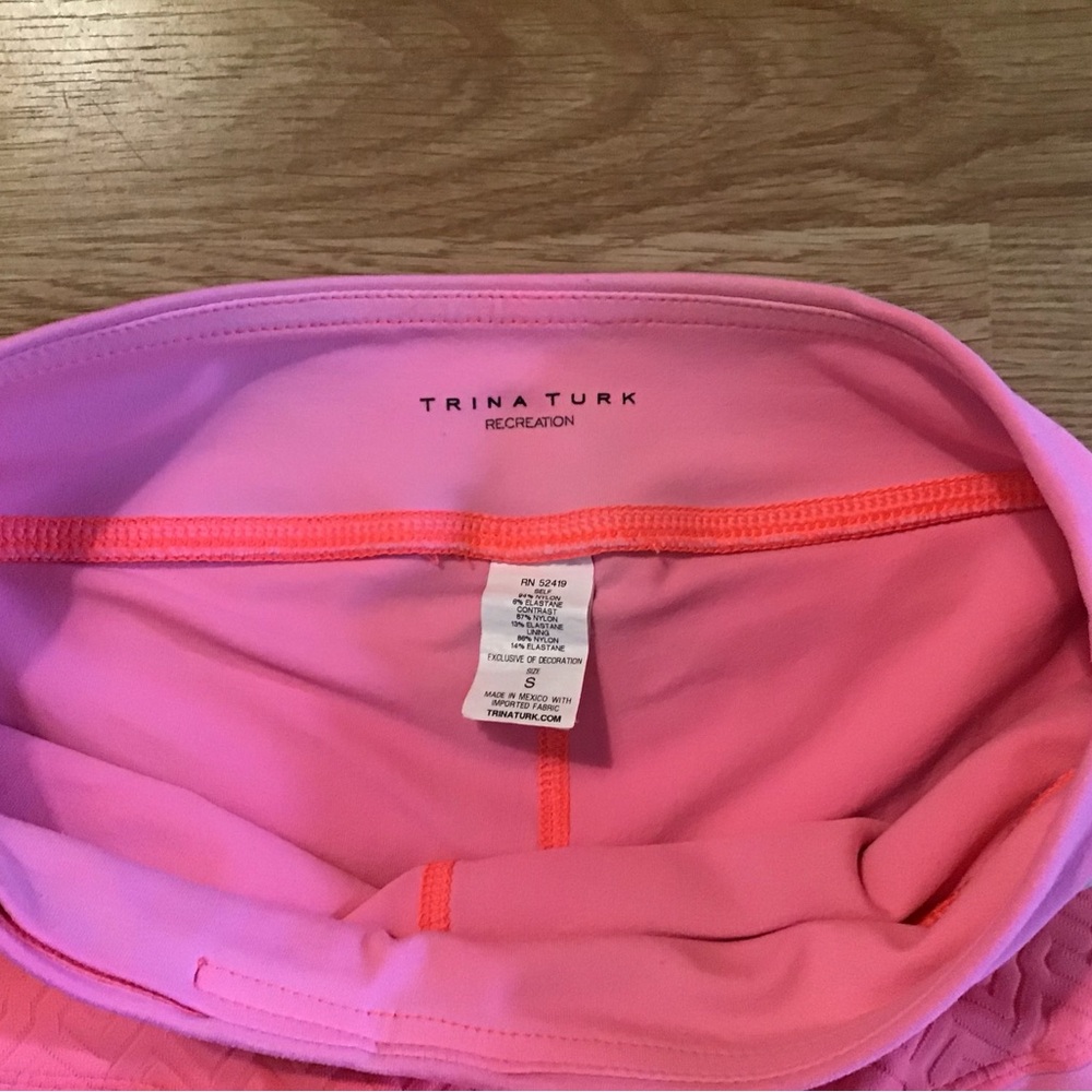 Trina Turk Vibrant Pink Mini Skirt - Picture 4 of 5